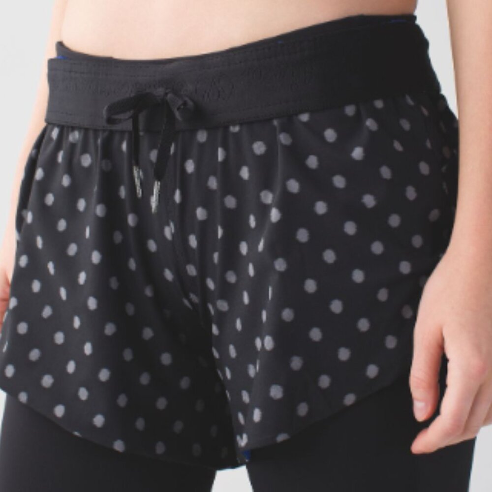 (6023) LULULEMON Go The Distance Short Sz 6 W=13" REVERSIBLE - Picture 3 of 11
